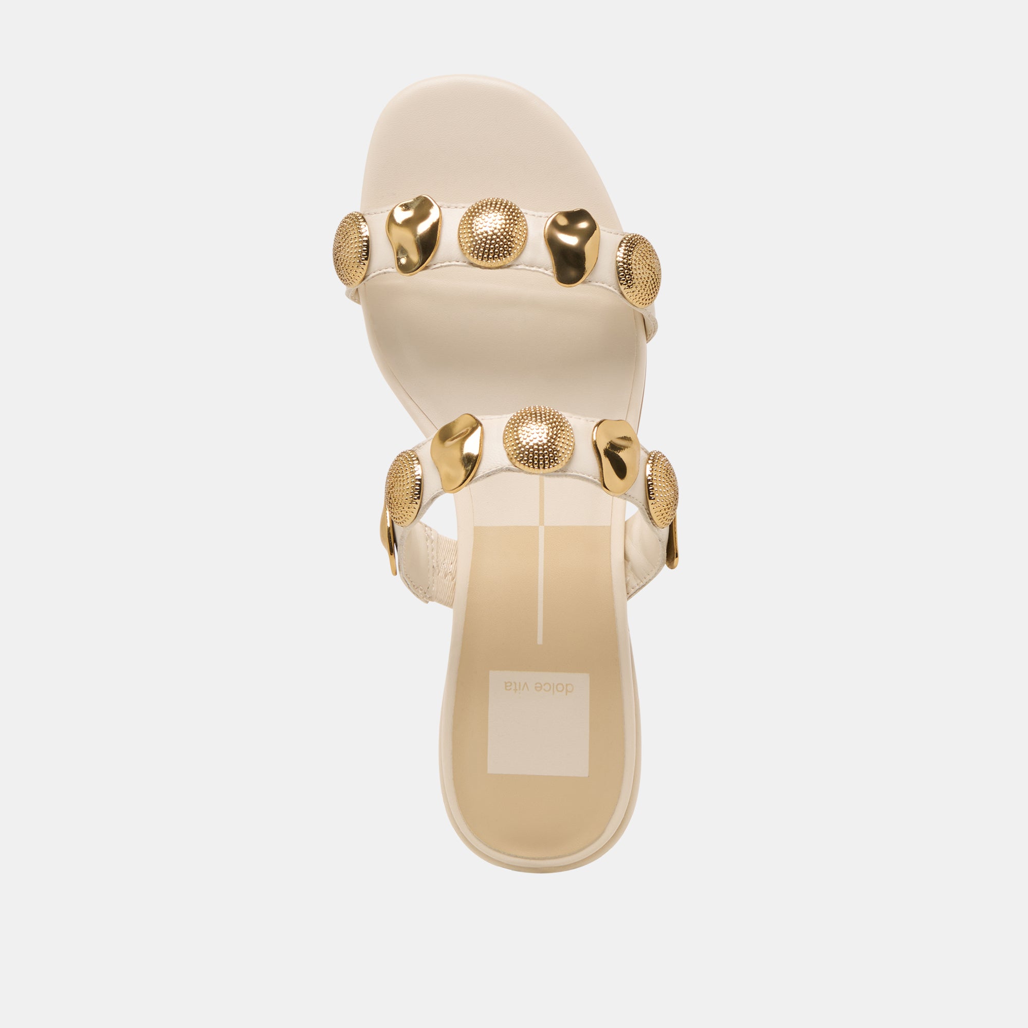 FARROW Women's Leather Sandals - Comfortable Creme Leather Strappy Sandals for Summer, Beach, and Casual Outings