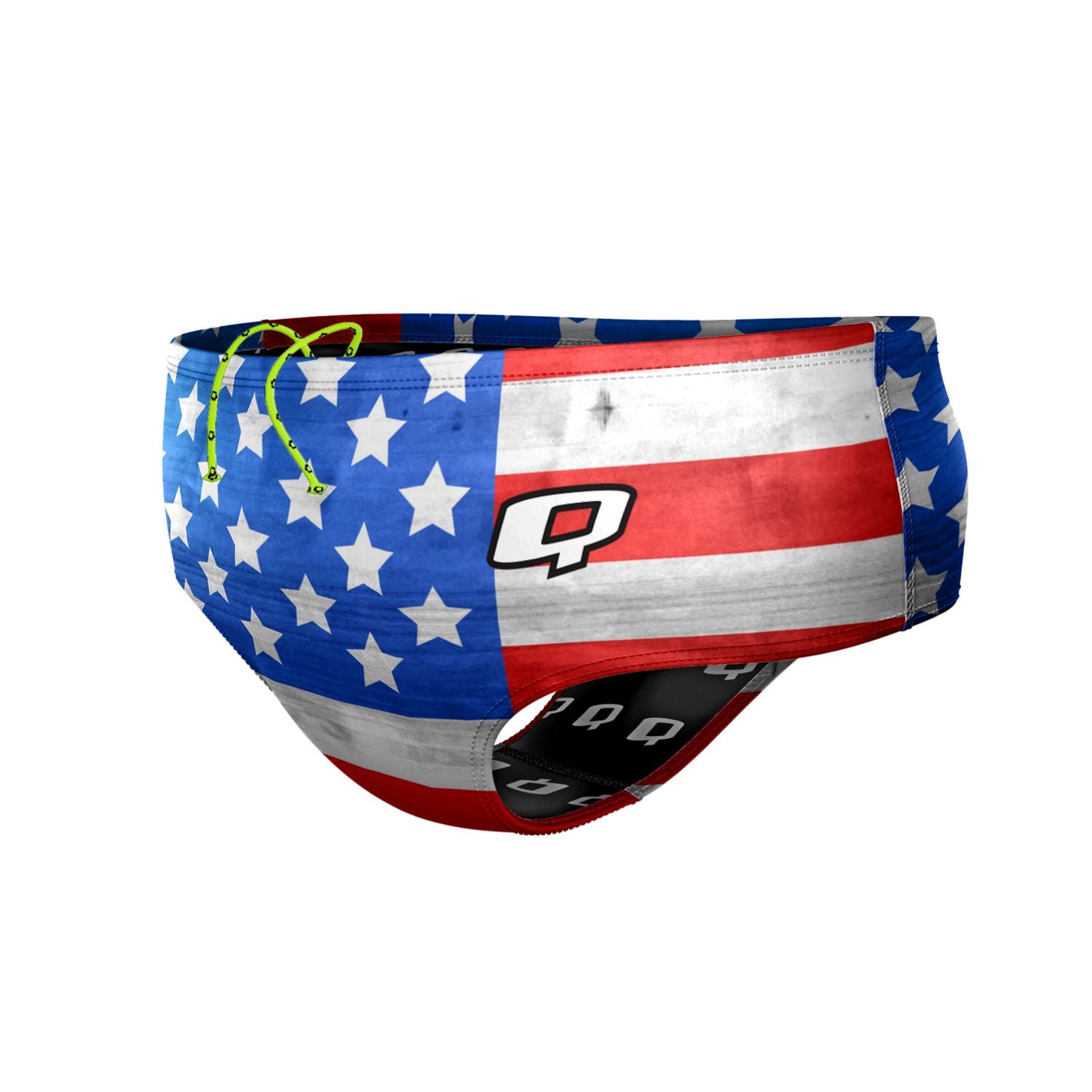 USA Classic Brief Swimsuit for Men - Comfortable Swim Trunks for Beach, Pool & Vacation - Quick Dry Swimwear with Mesh Lining