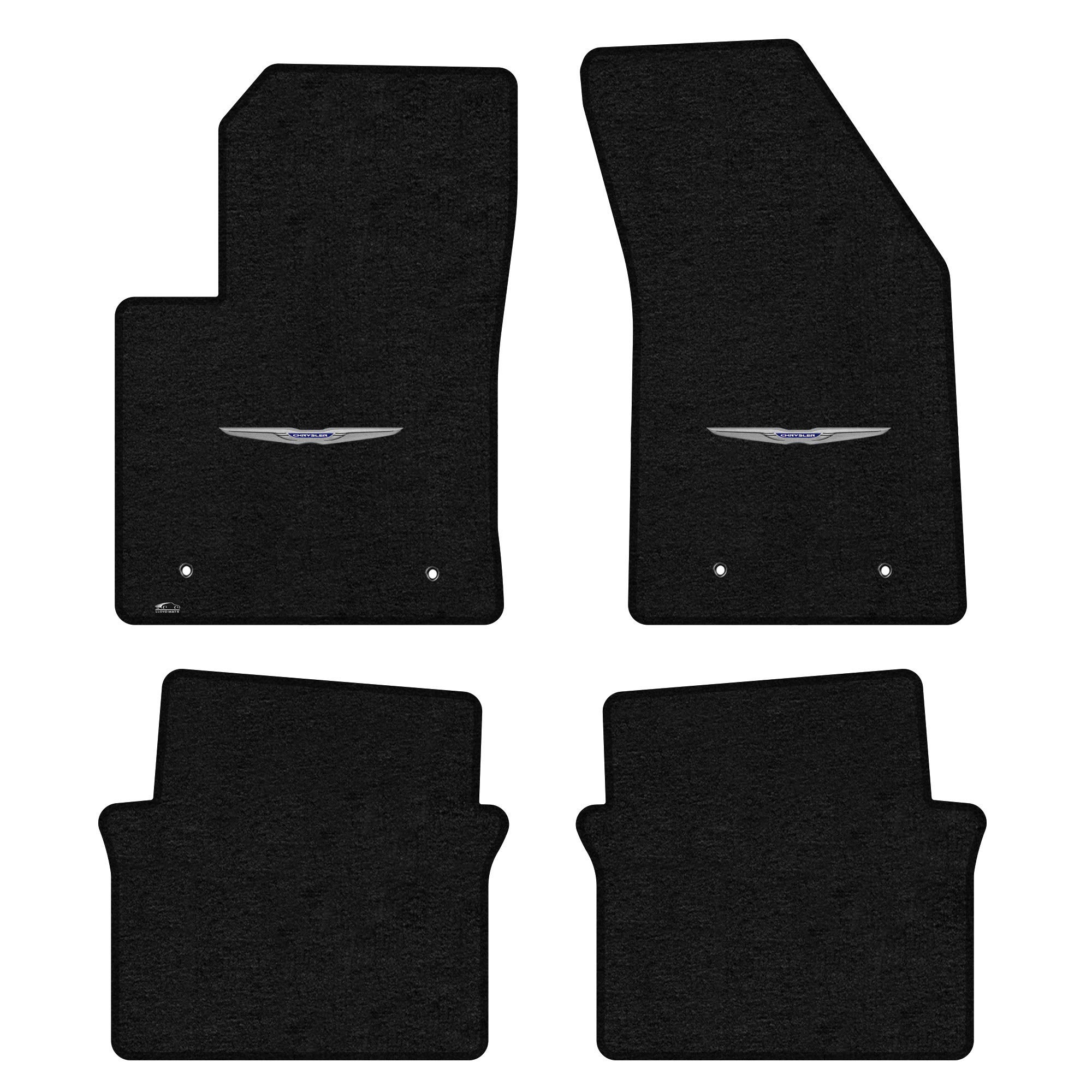 Premium Custom-Fit Carpeted Floor Mats for Chrysler 200 Sedan 2012-2014 - Luxury Car Floor Liners (4-Piece Set, Charcoal) - Perfect for All-Weather Protection & Enhanced Interior Style
