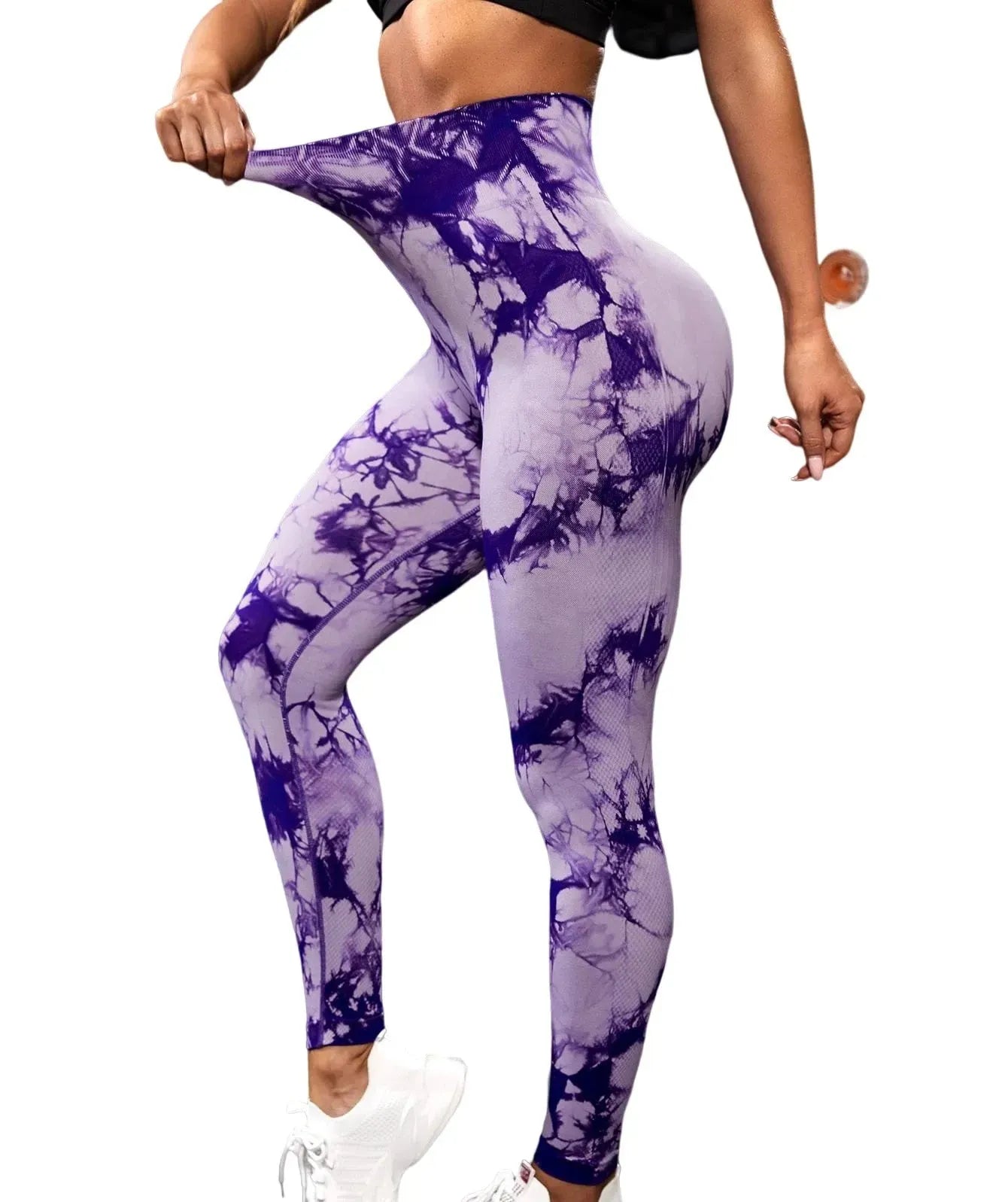 2023 Seamless Tie Dye Leggings for Women - Sexy High Waist Yoga Pants, Gym Workout Leggings with Push Up Effect | Perfect for Fitness, Running & Lounge Wear