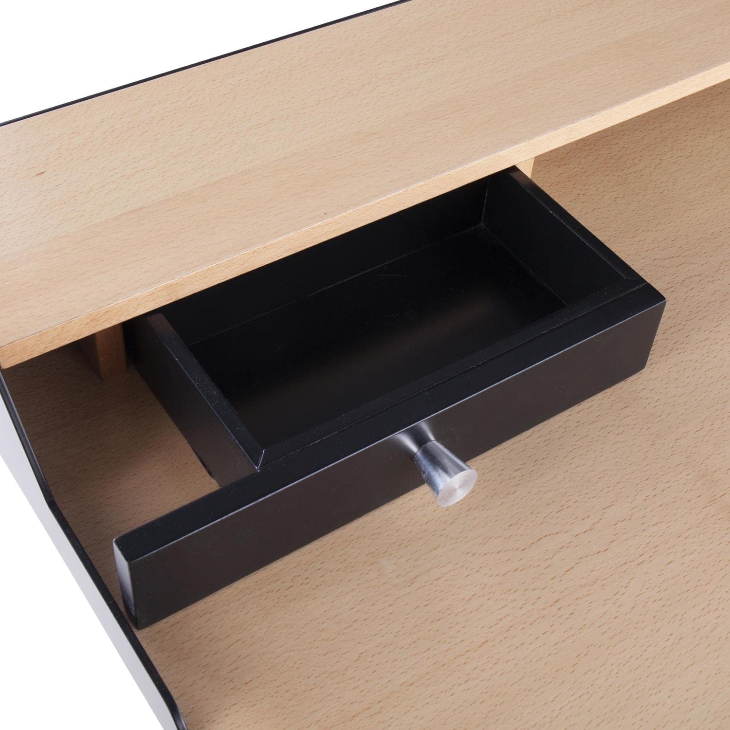 LumiSource Harvey Mid Century Modern Desk - Home Office & Computer Desk with Drawers, Small Writing Desk for Bedroom, Gaming & Study - Perfect for Small Spaces & Modern Workspaces