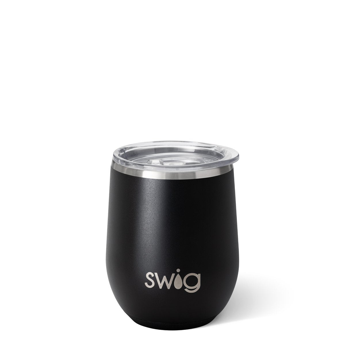 12oz Black Stemless Wine Glasses - Set of 4 Unbreakable BPA-Free Tumblers for Red/White Wine, Cocktails, Juice - Perfect for Parties, Picnics, Home & Outdoor Use