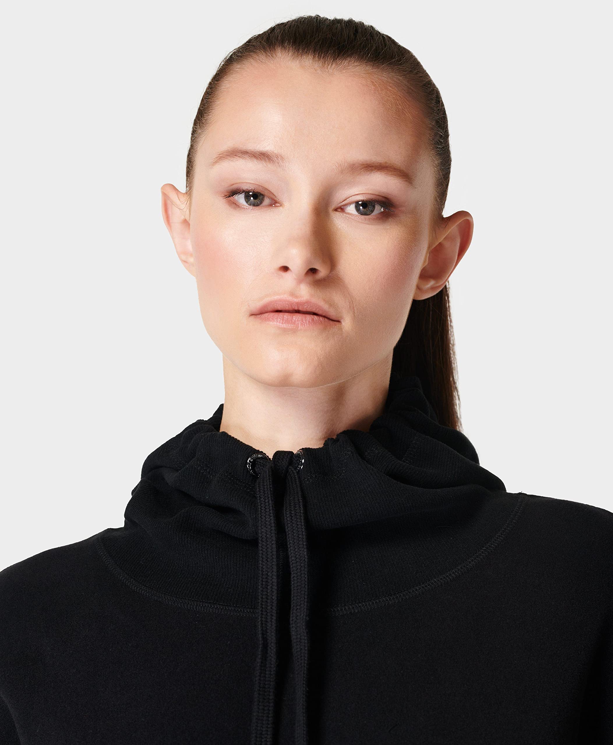 Sweaty Betty Women's Loose Fit Hoodie with Curved Hem - Soft Casual Pullover for Yoga, Running & Lounge Wear