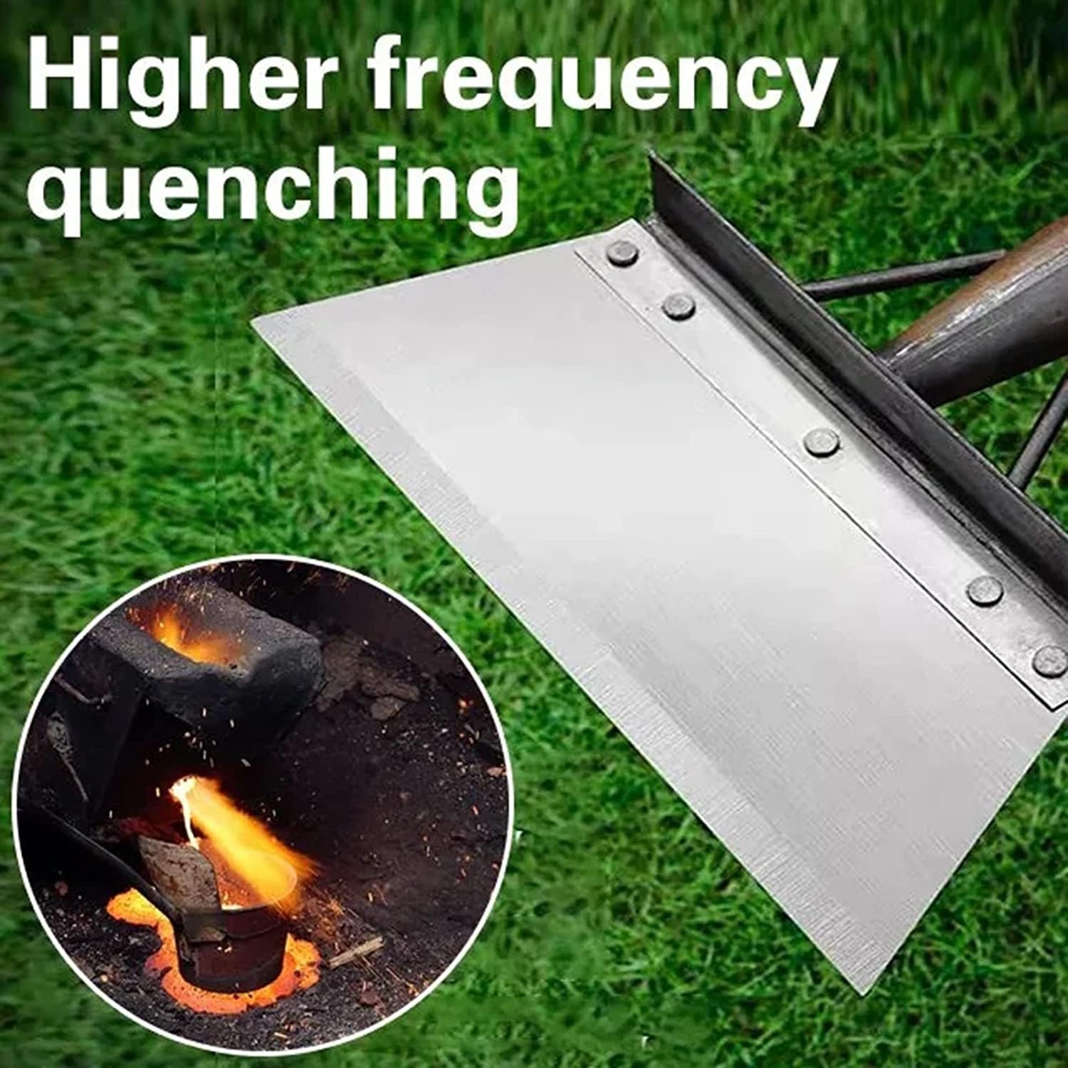 Multifunctional Garden Cleaning Shovel - All-Steel Weeding & Planting Tool for Landscaping, Outdoor Gardening, Grass Maintenance & Camping (20CM) - Perfect for Yard Work, Farm Use & Outdoor Adventures