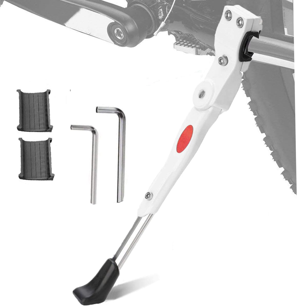 Adjustable Bike Kickstand - Universal Side Support Stand for 22