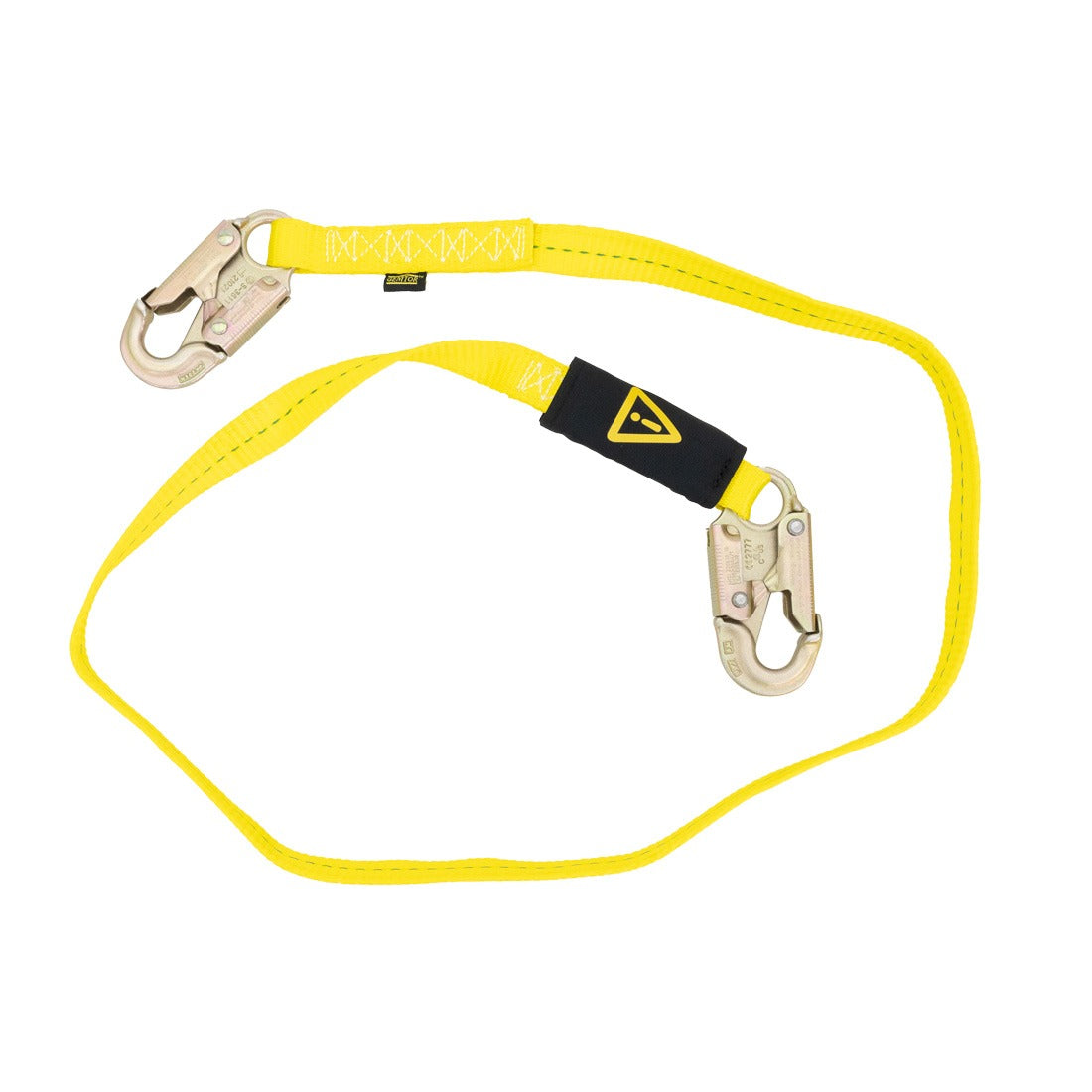 Premium Gemtor Web Lanyard with Secure Locking Snap Hooks - ID Badge Holder for Work, Events & Conferences (Black)