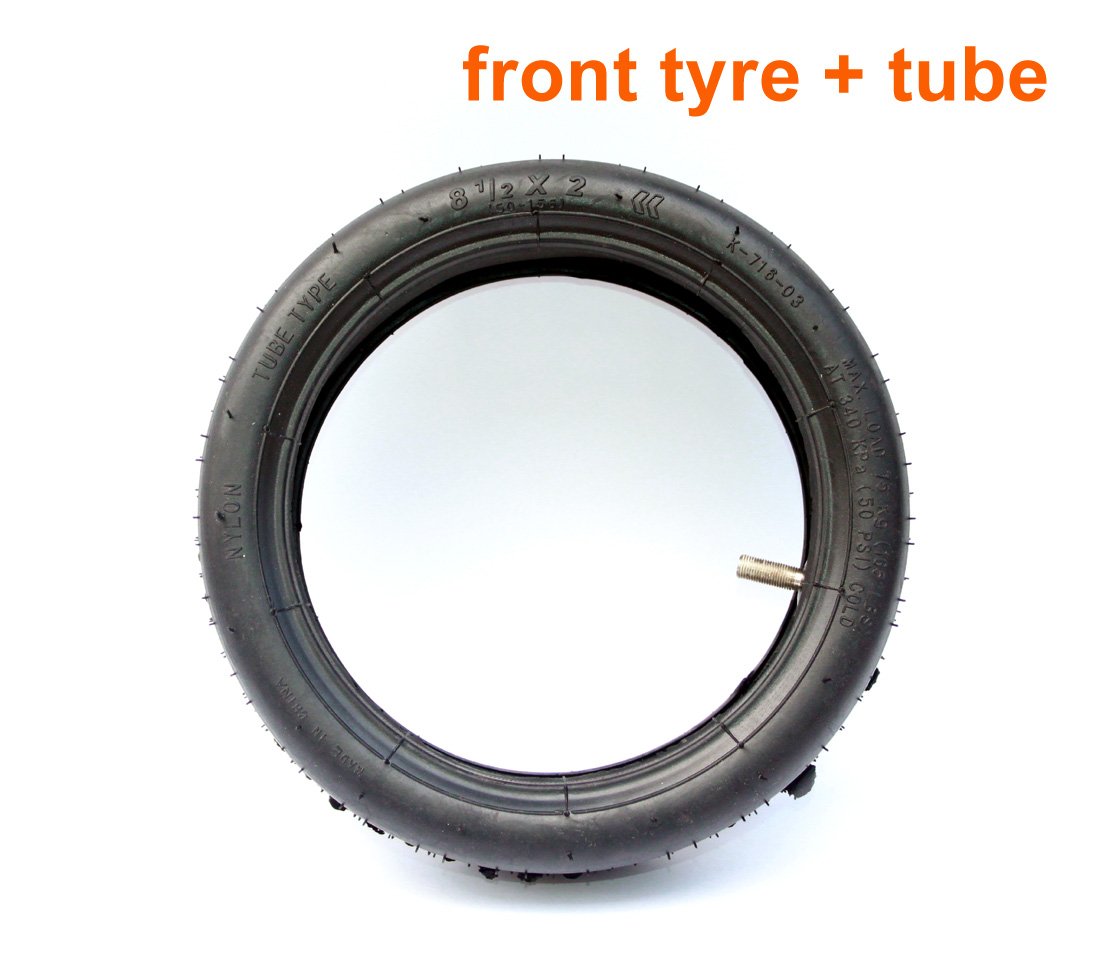 8.5x2 Air Tire & Tube Replacement for Xiaomi M365/Mijia Electric Scooter - Inflatable Spare Tire for Commuting, City Travel & Outdoor Adventures