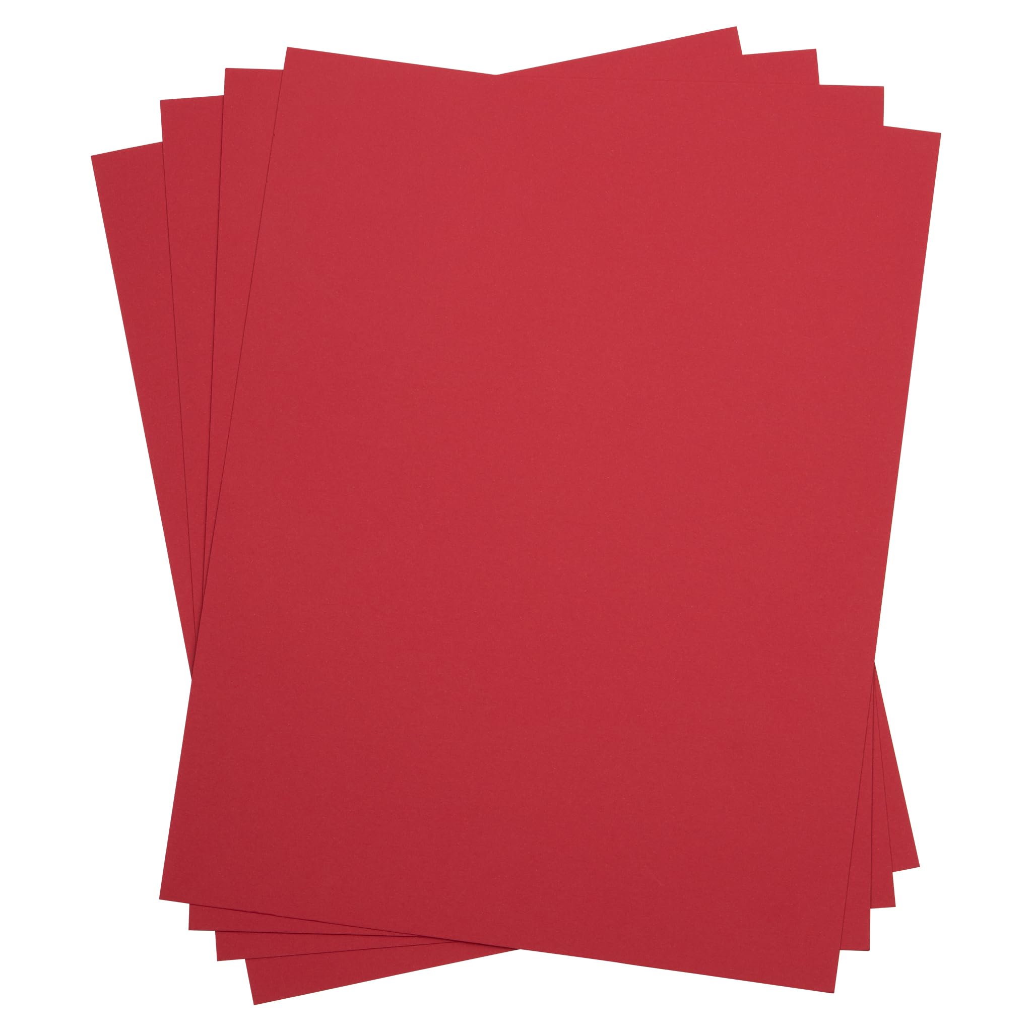 Premium Ruby Red Cardstock Paper 8.5