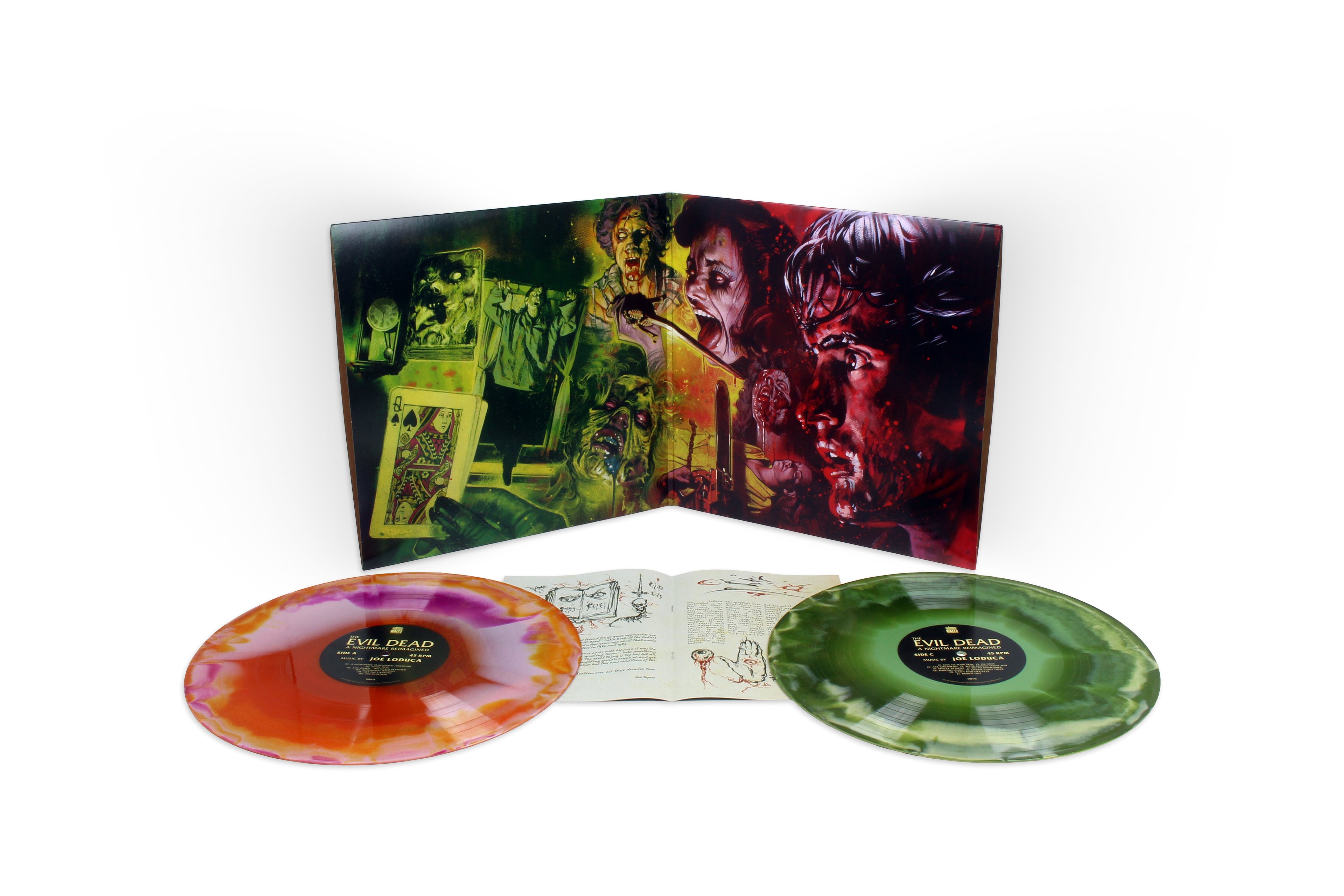 Evil Dead – A Nightmare Reimagined 2XLP Limited Edition Vinyl Record (TFW Exclusive) | Horror Movie Soundtrack for Collectors & Halloween Party Music