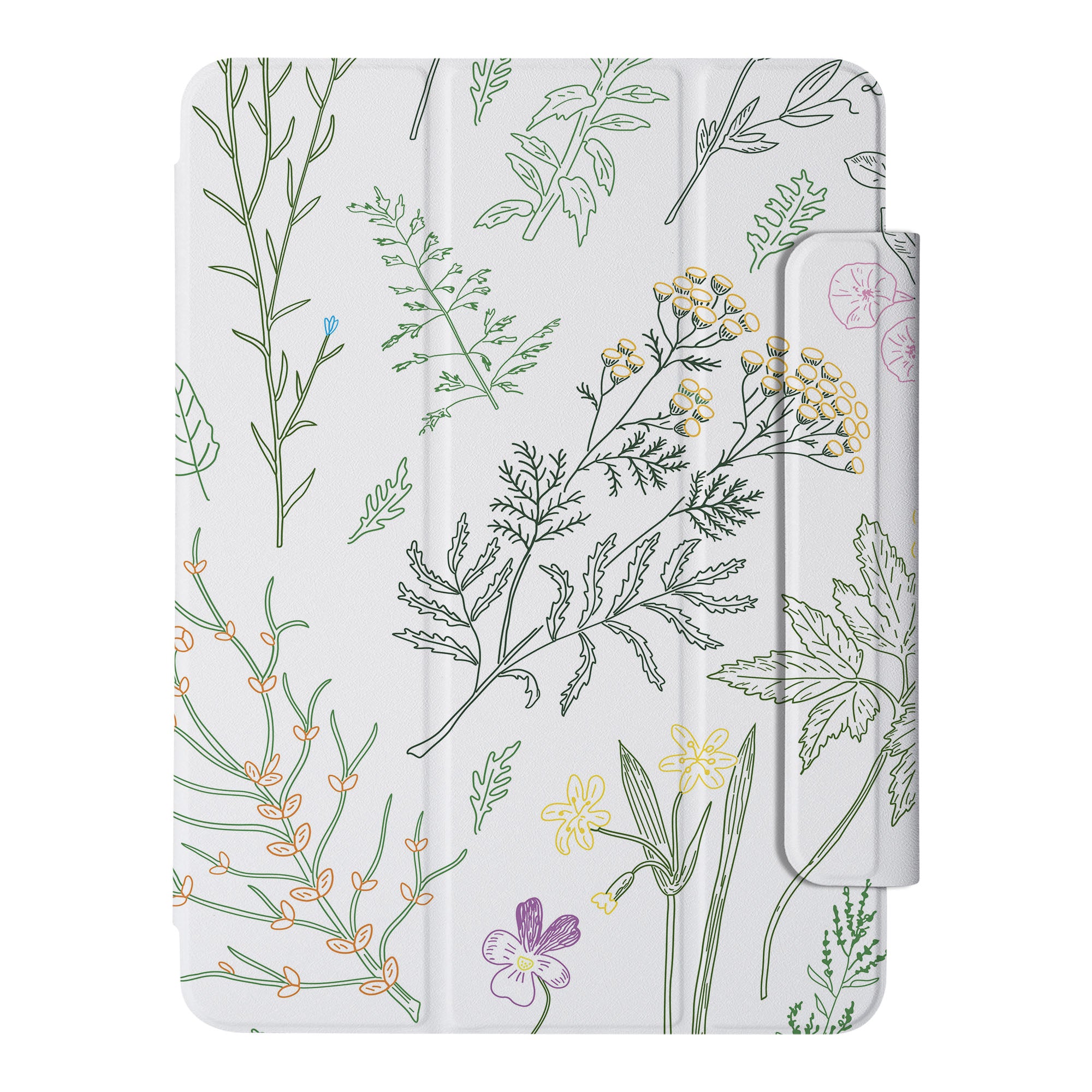 SlimFit iPad Case with Pink Flower Design - Lightweight Protective Cover for iPad Air/Pro, Perfect for Work, Travel & Everyday Use