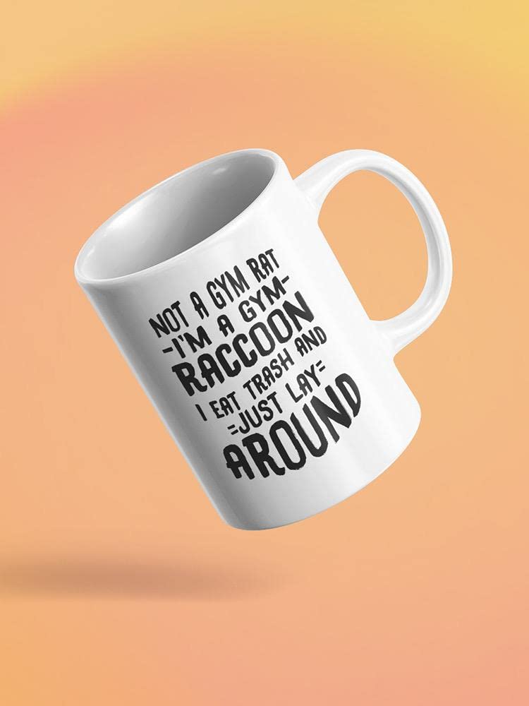 Funny Gym Raccoon Coffee Mug - Motivational Workout Cup for Fitness Lovers - Perfect for Gym, Home & Office Use - SmartPrintsInk Designs