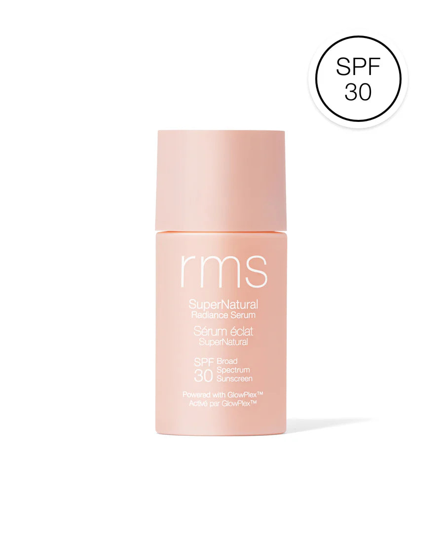 SuperNatural Radiance Serum with Broad Spectrum SPF 30 - Anti-Aging Face Moisturizer & Sun Protection for Daily Glow - Perfect for Daytime Skincare & Outdoor Activities