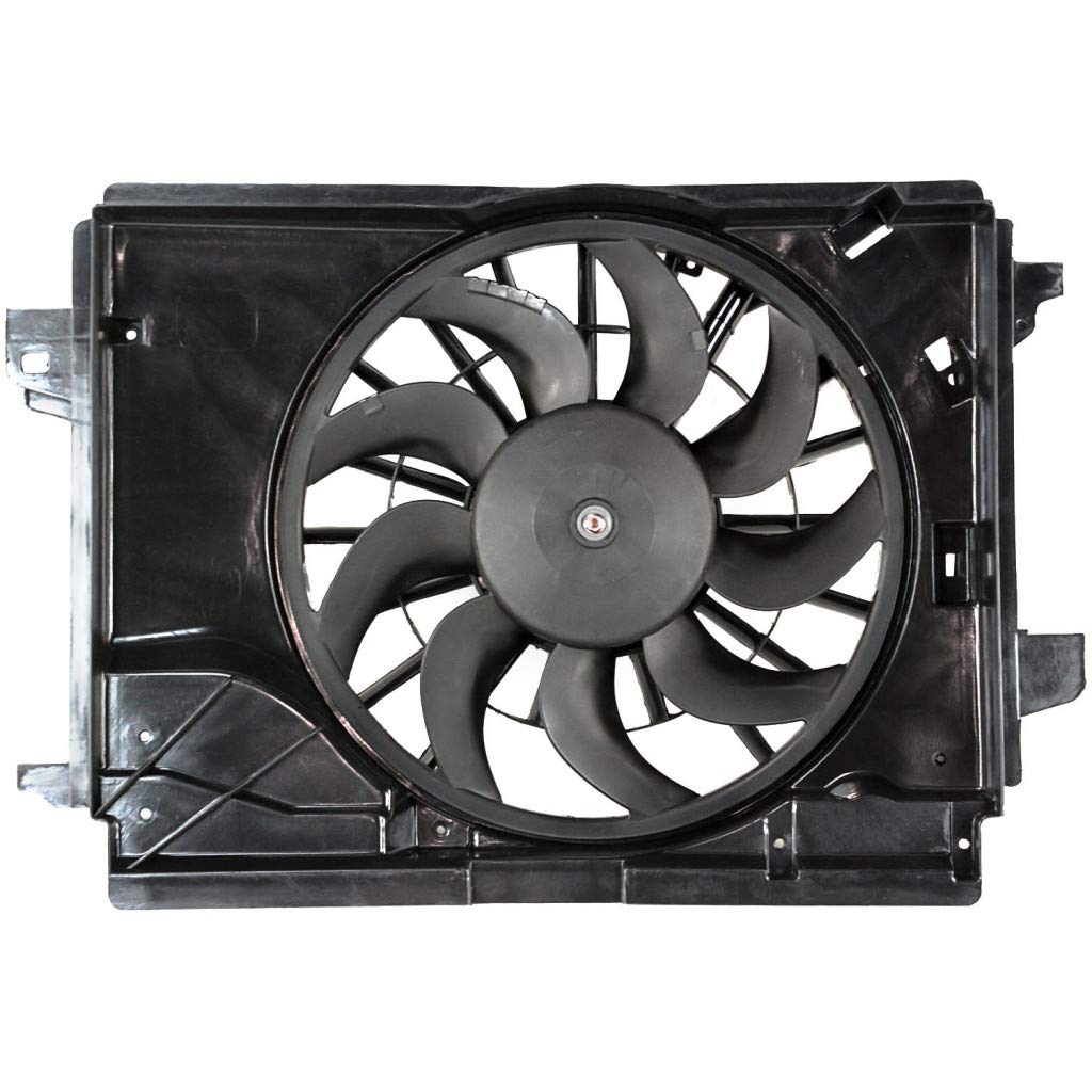 2005-2009 Cadillac XLR Radiator Cooling Fan Replacement - GM3115202 15819952 - Compatible with Cadillac XLR Models, Perfect for Engine Cooling System Repair & Maintenance