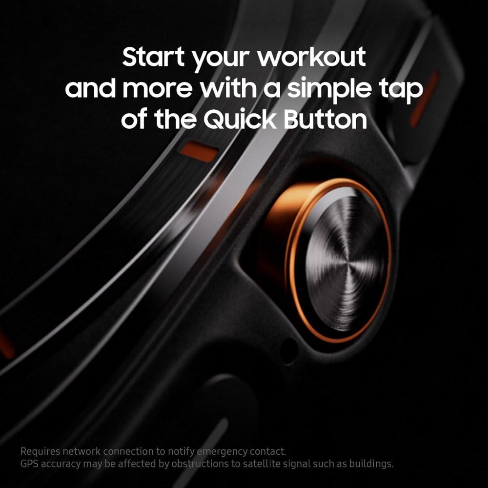 SAMSUNG Galaxy Watch Ultra 47mm LTE Smartwatch - Titanium White (Renewed) | AI Fitness Tracker with Heart Rate Monitor, Sleep Tracking, GPS, Energy Score & Wellness Tips | Perfect for Workouts, Running, Swimming & Daily Health Monitoring