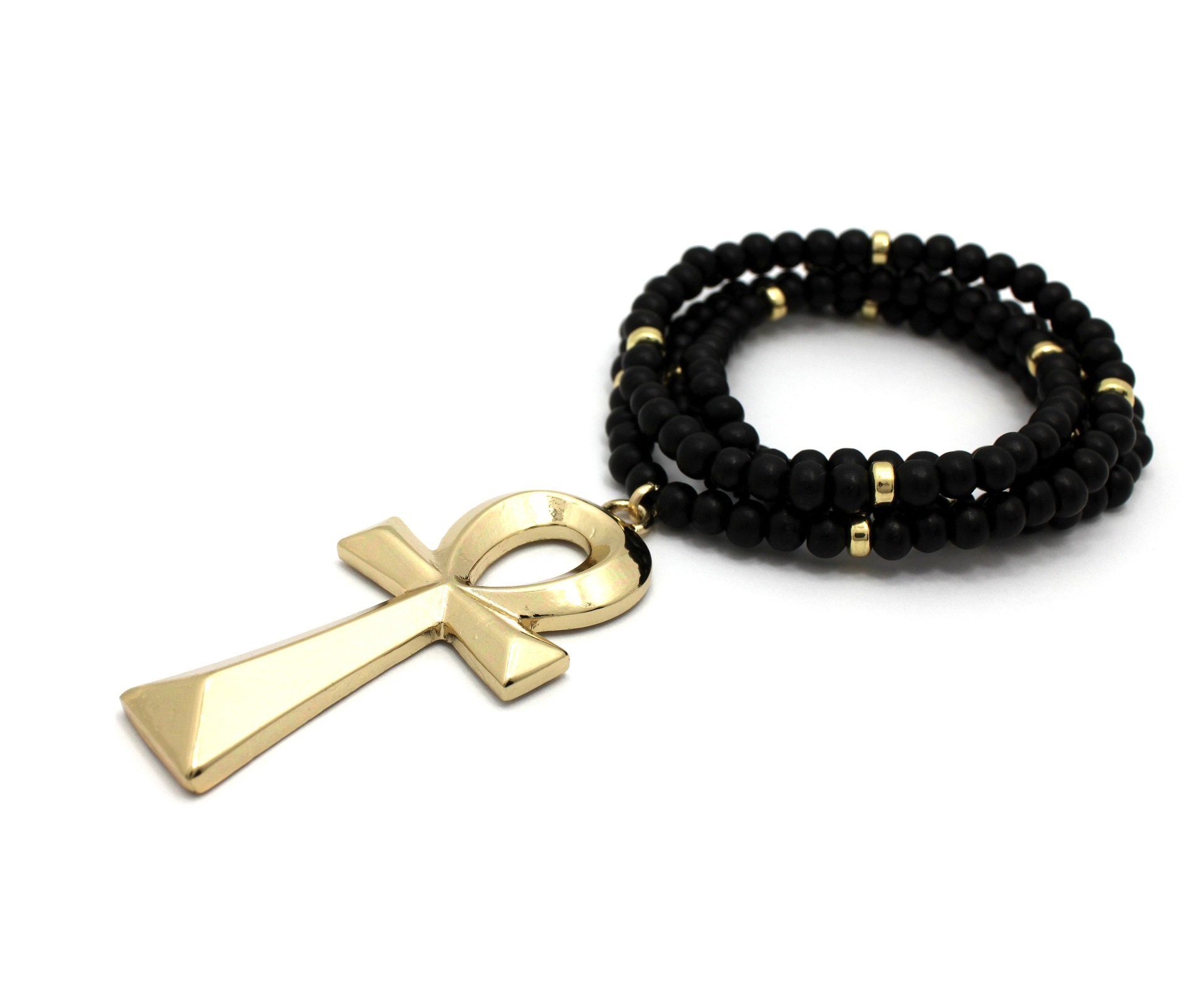 Egyptian Ankh Pendant Necklace - 6mm 30