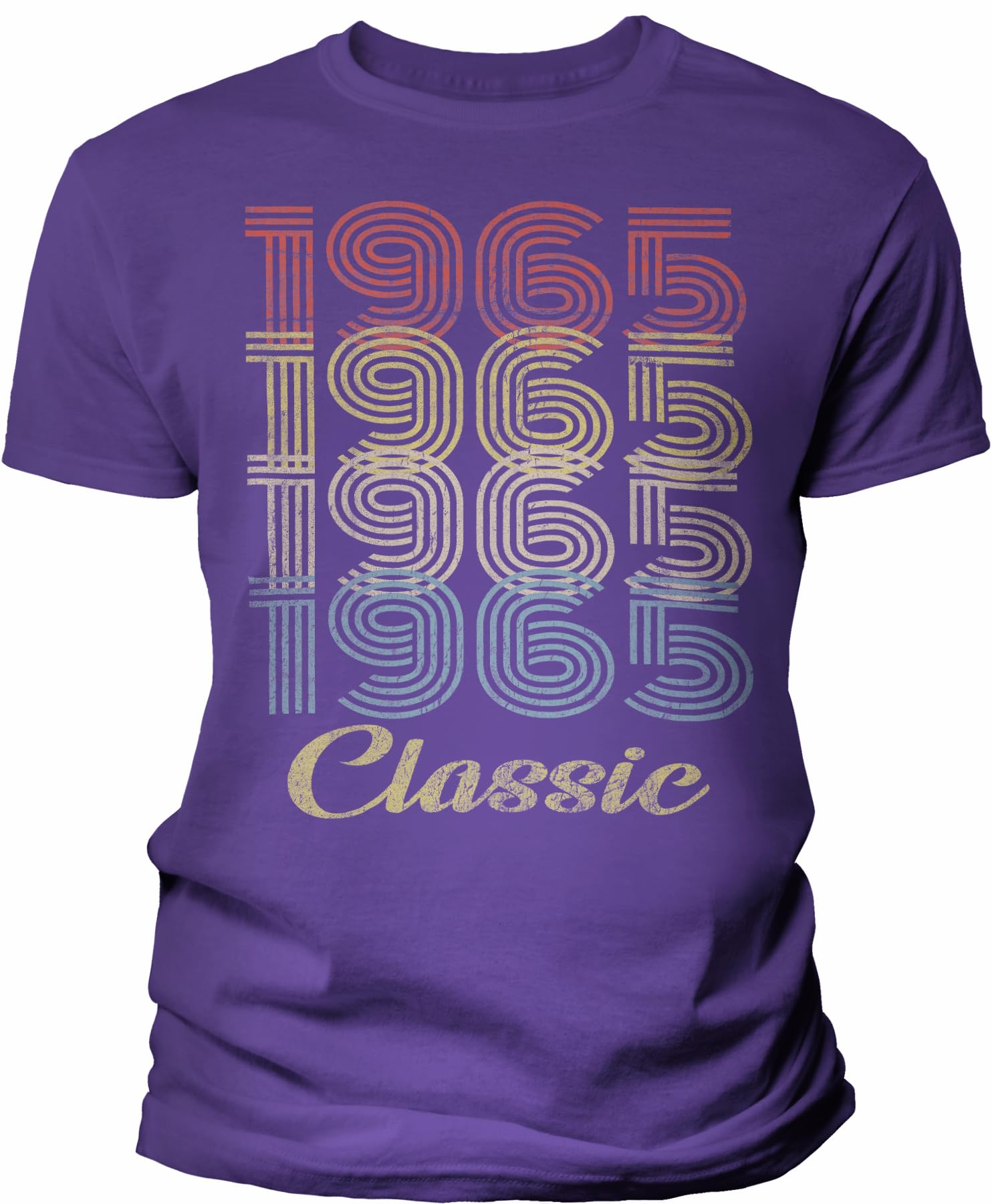 Vintage 1965 Retro 60th Birthday T-Shirt for Men - Classic 60 Years Old Gift Idea - Perfect for Milestone Celebrations & Birthday Parties
