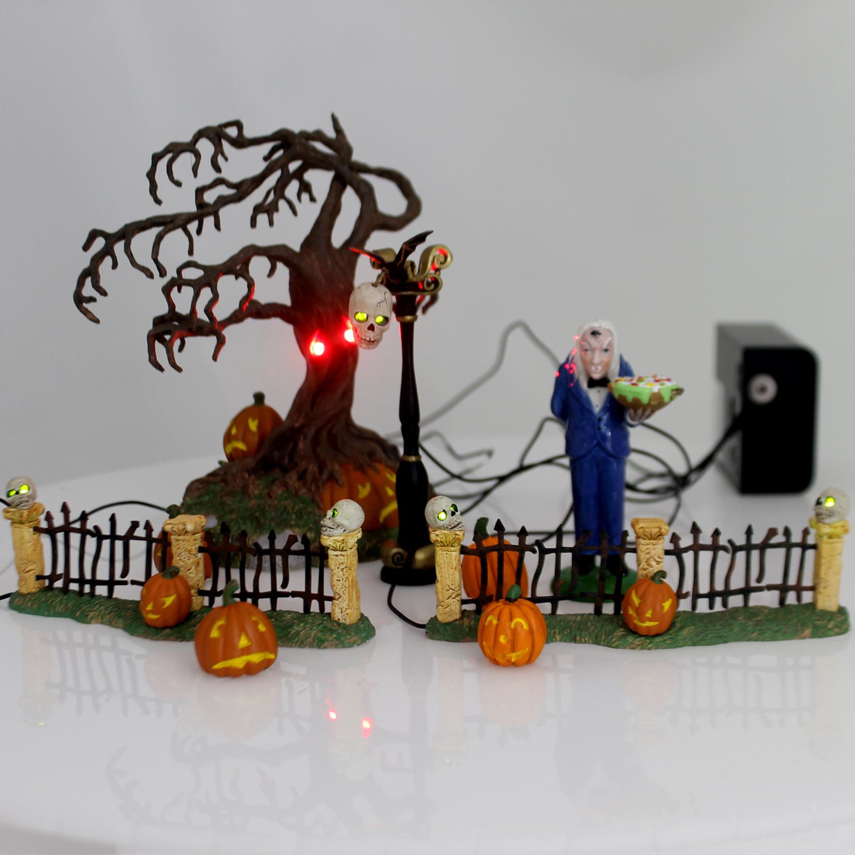Dept. 56 Halloween Graveyard Landscape Set - Spooky Home Decor for Halloween Party & Haunted House Display