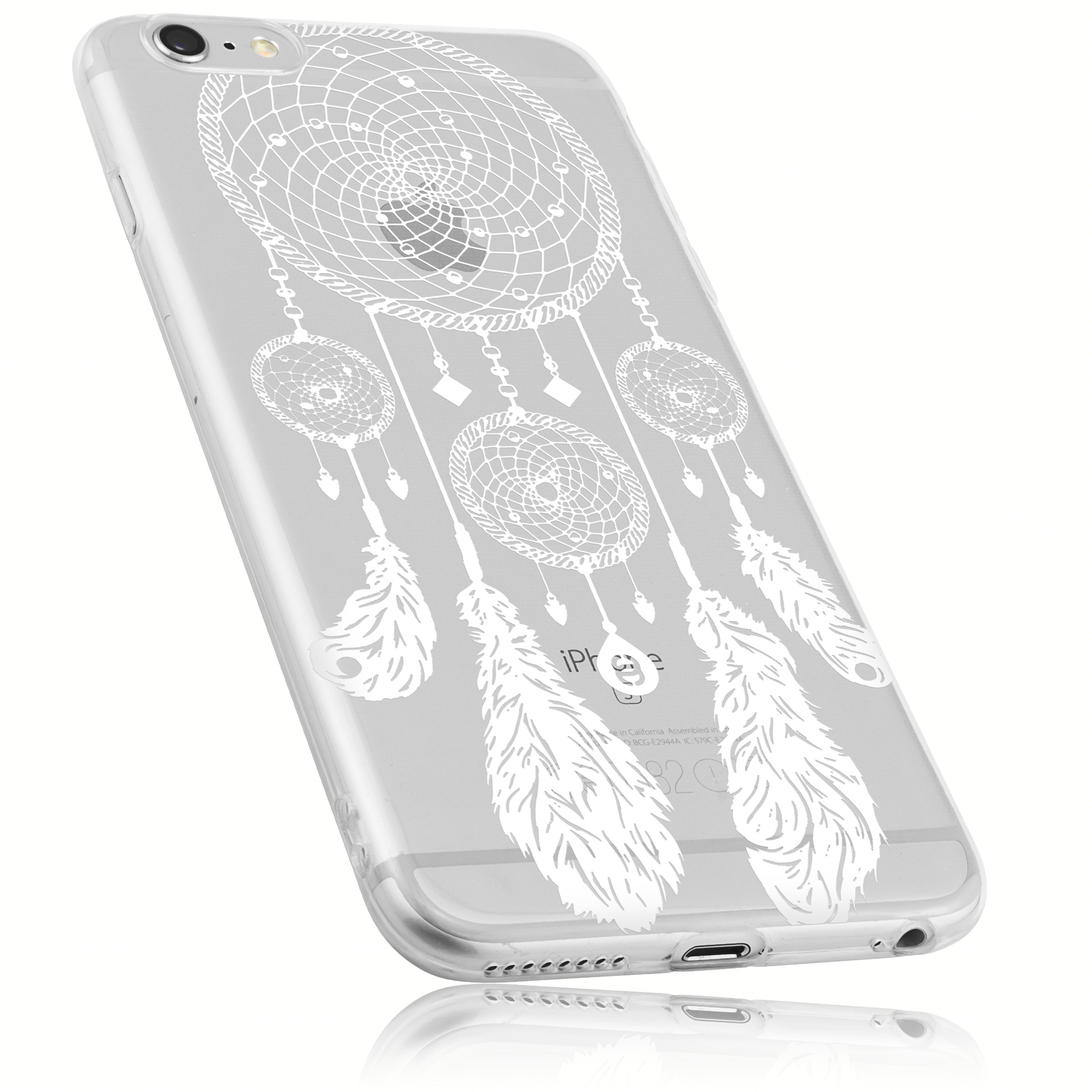 Mumbi Clear Dream Catcher Phone Case Compatible with iPhone 6/6S - Protective Slim Cover for Everyday Use & Travel