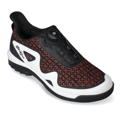 KR Strikeforce TPC Gladiator Men's Right Hand Bowling Shoes - Black/Red/White for Professional Performance | Perfect for League Play & Tournament Bowling