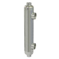155 kBTU 316L Stainless Steel Spa/Solar/Swimming Pool Heat Exchanger - Efficient Water Heating for Hot Tubs, Solar Systems & Swimming Pools