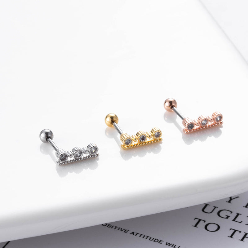 20G Cartilage Surgical Steel Earrings - Minimalist Ball Back Stud Earrings for Women | Hypoallergenic, Comfortable Everyday Wear | Perfect for Work, Date Night & Special Occasions