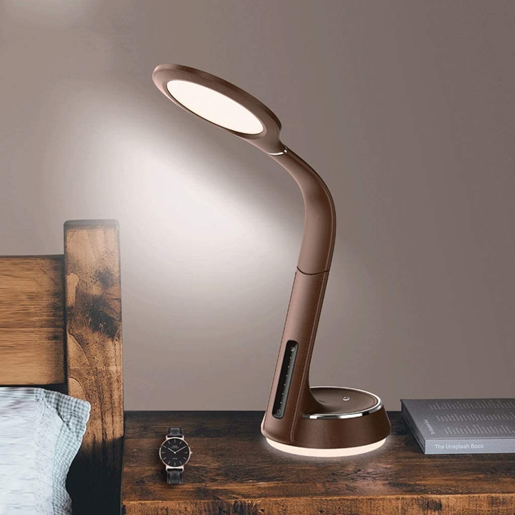 Xinur LED Desk Lamp for Studying, Office Work, Dorm Room - Eye Protection Reading Light with Adjustable Brightness, Perfect for Bedroom, Living Room & Nightstand (Color: A)