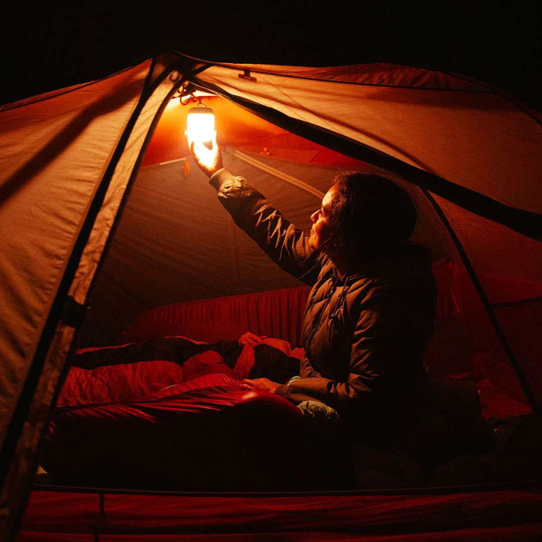 Biolite AlpenGlow 250 Lumens Rechargeable LED Camping Lantern - Perfect for Outdoor Adventures, Hiking, Backpacking & Emergency Lighting