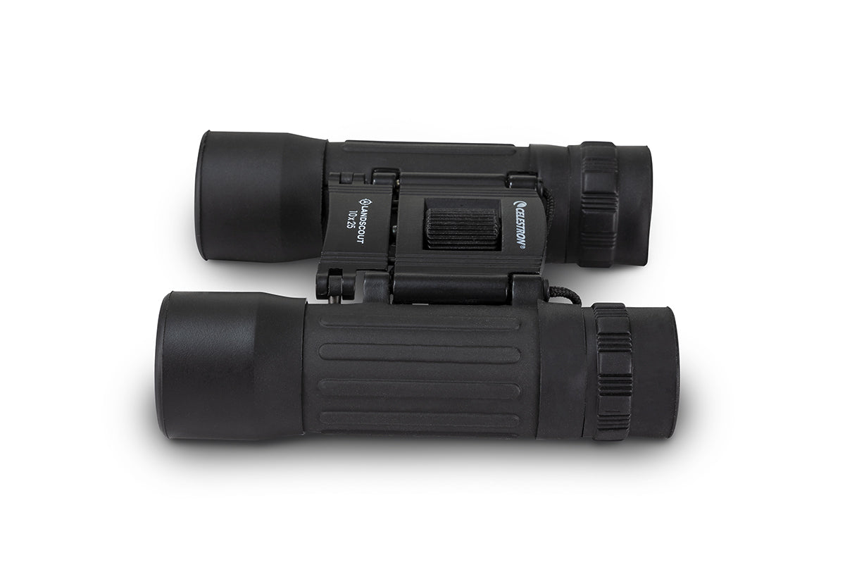 LandScout 10x25mm Roof Binoculars - Compact & Lightweight for Bird Watching, Hiking, and Outdoor Adventures - High Power Magnification for Clear Viewing