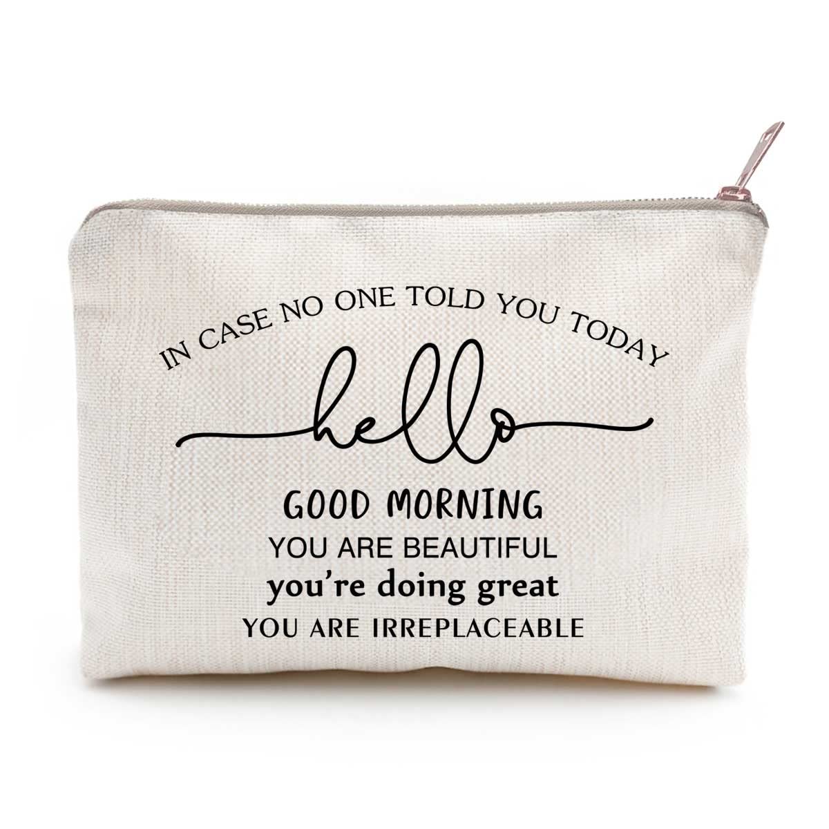 Inspirational Pencil Case with Motivational Quotes for School & Office