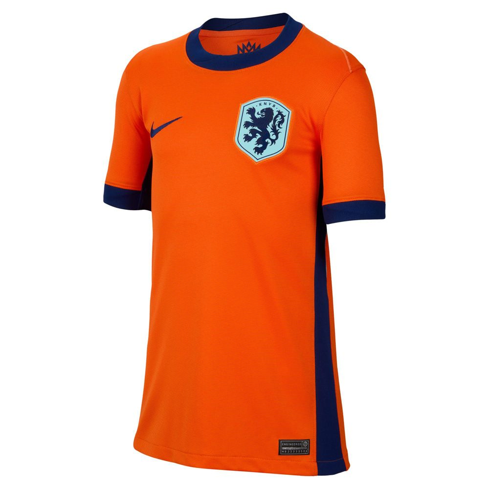 2024 Nike Netherlands Youth Home Soccer Jersey - Official Authentic Football Shirt for Kids & Teens - Perfect for Matches, Training, and Fan Support