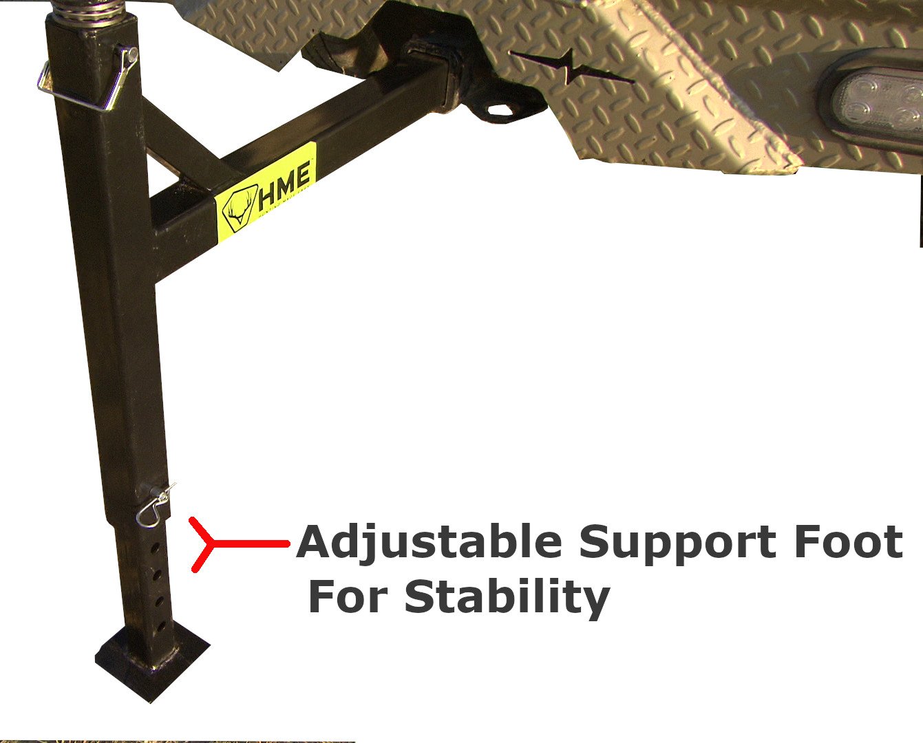 HME Truck Hitch Game Hunting Hoist - Complete Kit with Winch & Gambrel for Skinning & Cleaning Game | 400 lb Capacity | Perfect for Deer Processing, Off-Road Hunting & Field Dressing