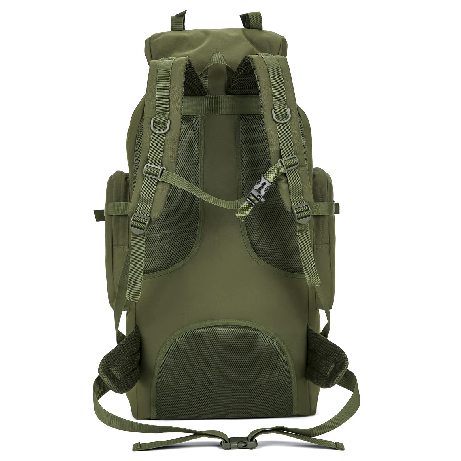 100L Waterproof Lightweight Camping & Hiking Backpack - Molle Military Tactical Rucksack for Outdoor Adventures, Travel & Survival Gear (Army Green) - Perfect for Camping, Hiking, Trekking & Tactical Missions