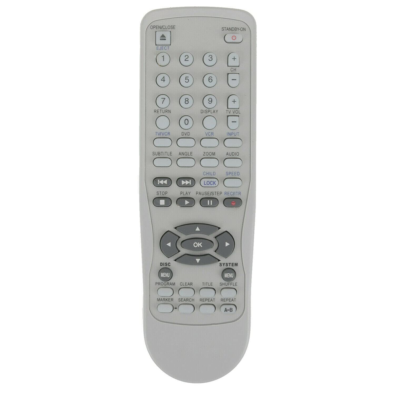 MDV560VR Universal Replacement Remote Control for AC, TV, DVD, VCR & Audio Devices - Compatible with DVD VCR Combo Players & VHS Recorders | Perfect for Home Theater, Entertainment Systems & Electronics Repair