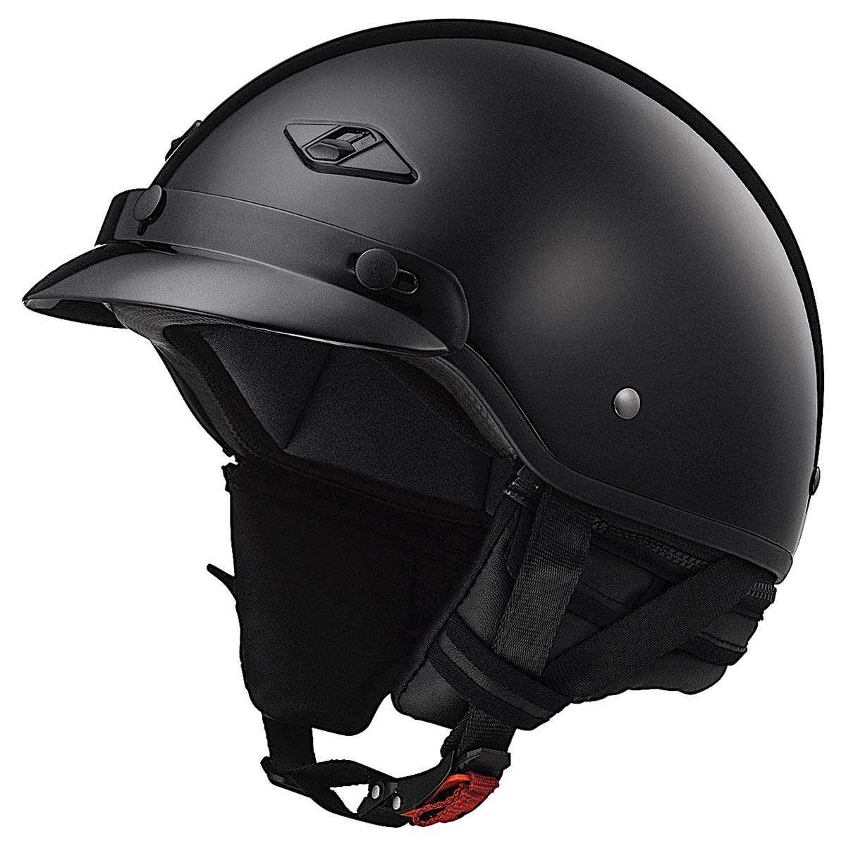LS2 Helmets Bagger Motorcycle Half Helmet - DOT Approved Lightweight Cruiser Bike Helmet for Men & Women - Perfect for Harley, Chopper & Touring Rides