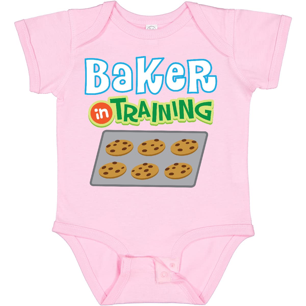 Inktastic Baker in Training Baby Bodysuit - Cute Baking-Themed Outfit for Infants & Toddlers - Perfect for Baking Classes, Birthday Parties & Family Photos