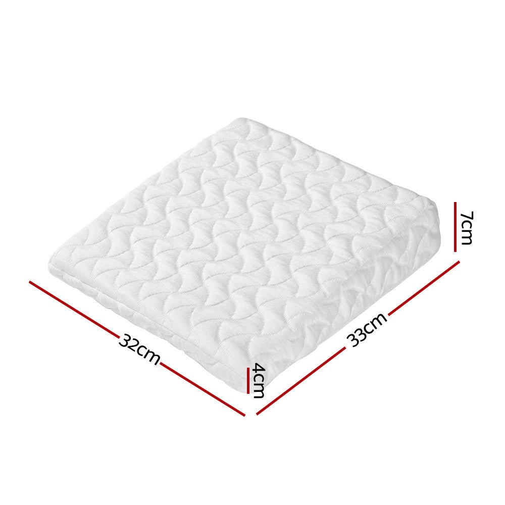 **Giselle Memory Foam Wedge Pillow for Baby - Neck & Back Support Cushion - Perfect for Sleeping, Nursing, and Reclining**