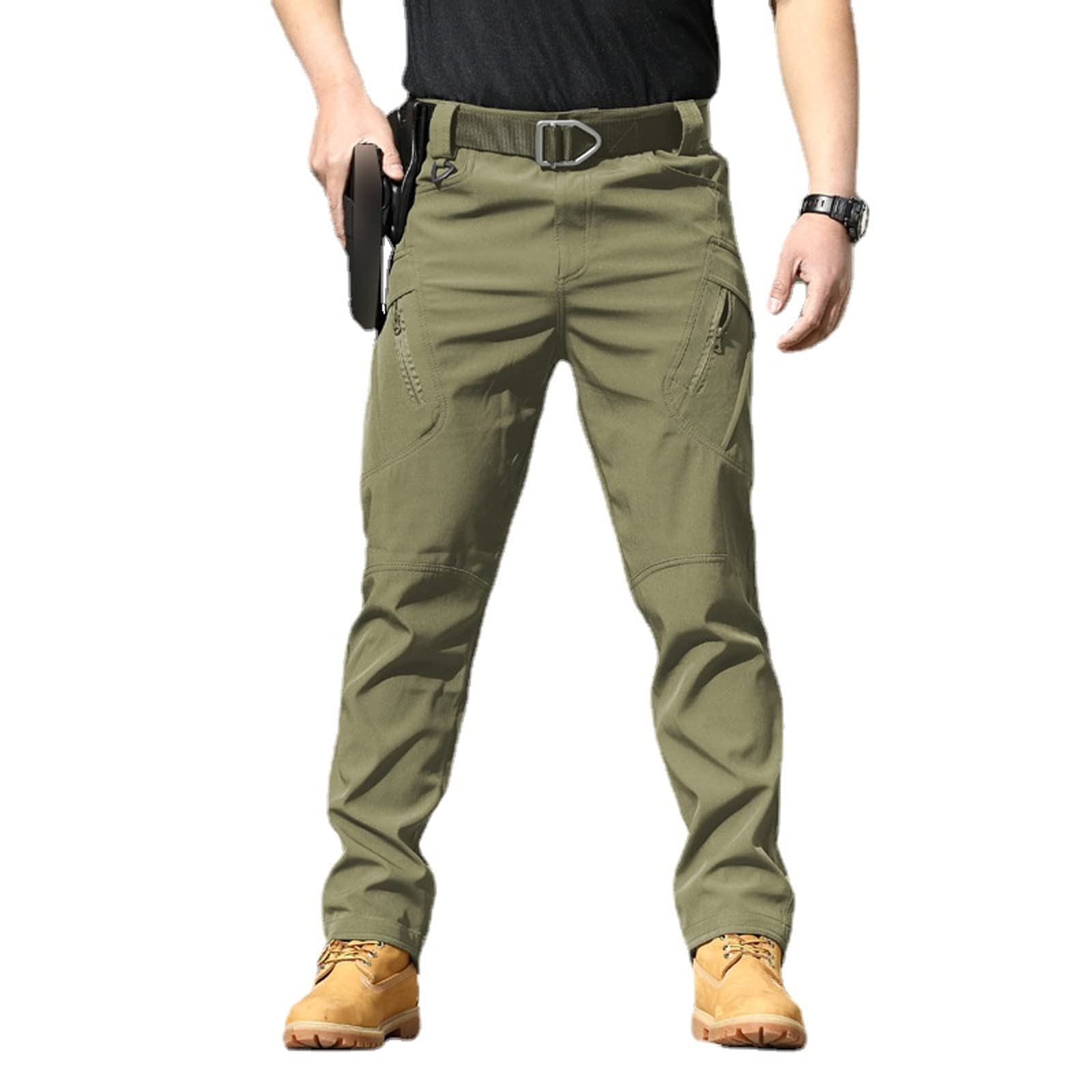**Men's Waterproof Tactical Pants - Stretch Cargo Hiking Trousers for Outdoor, Combat & Adventure | Water-Resistant & Durable for Hiking, Hunting & Military Use**