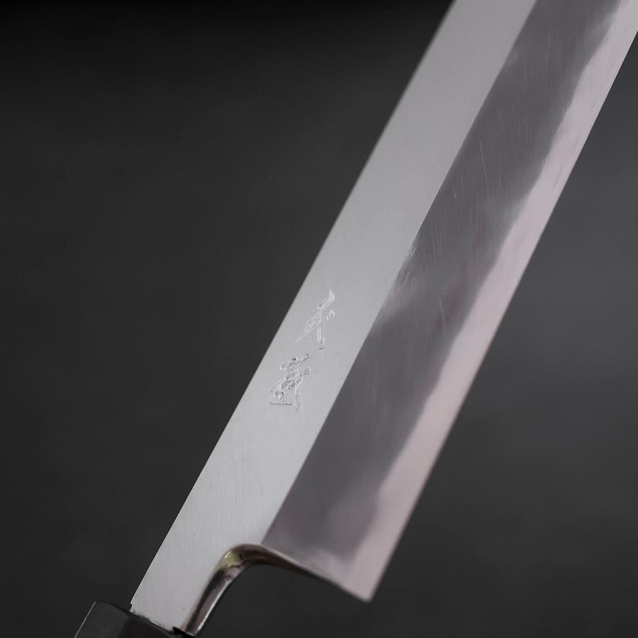Premium Usuba Knife (Kanto) - White Steel #2 Kasumi Buffalo Walnut Handle 240mm - Japanese Chef Knife for Sushi, Vegetables & Precision Cutting