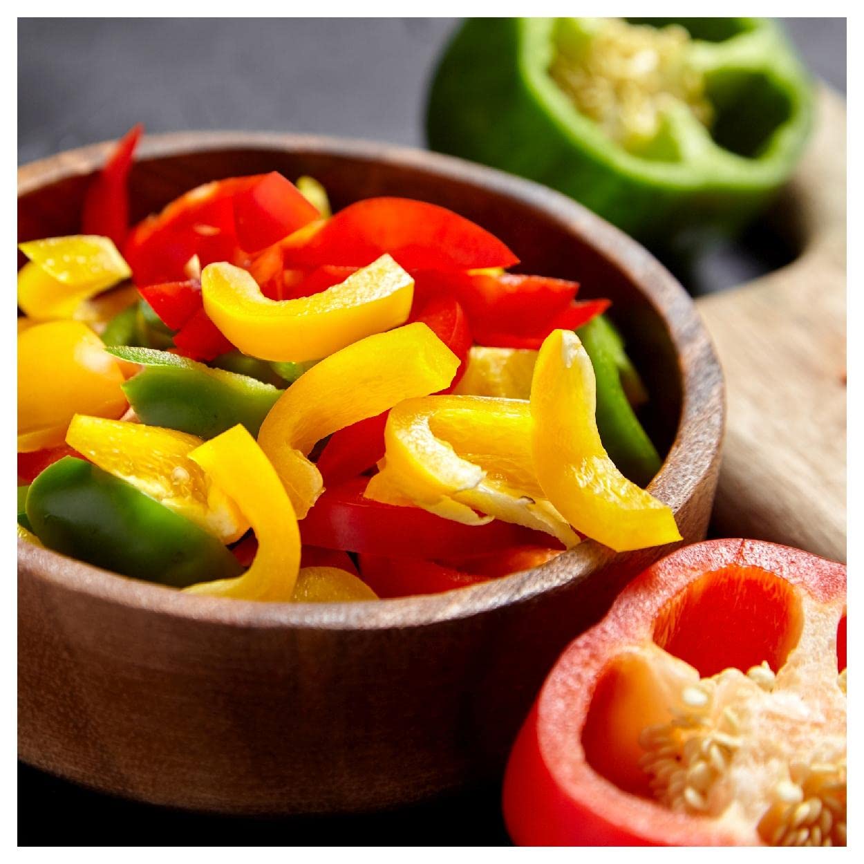Everwilde Farms - 1/4 Lb Sunbright Sweet Pepper Seeds - Non-GMO, Heirloom, Gold Vault Packaging - Perfect for Home Gardening, Vegetable Patches & Organic Farming
