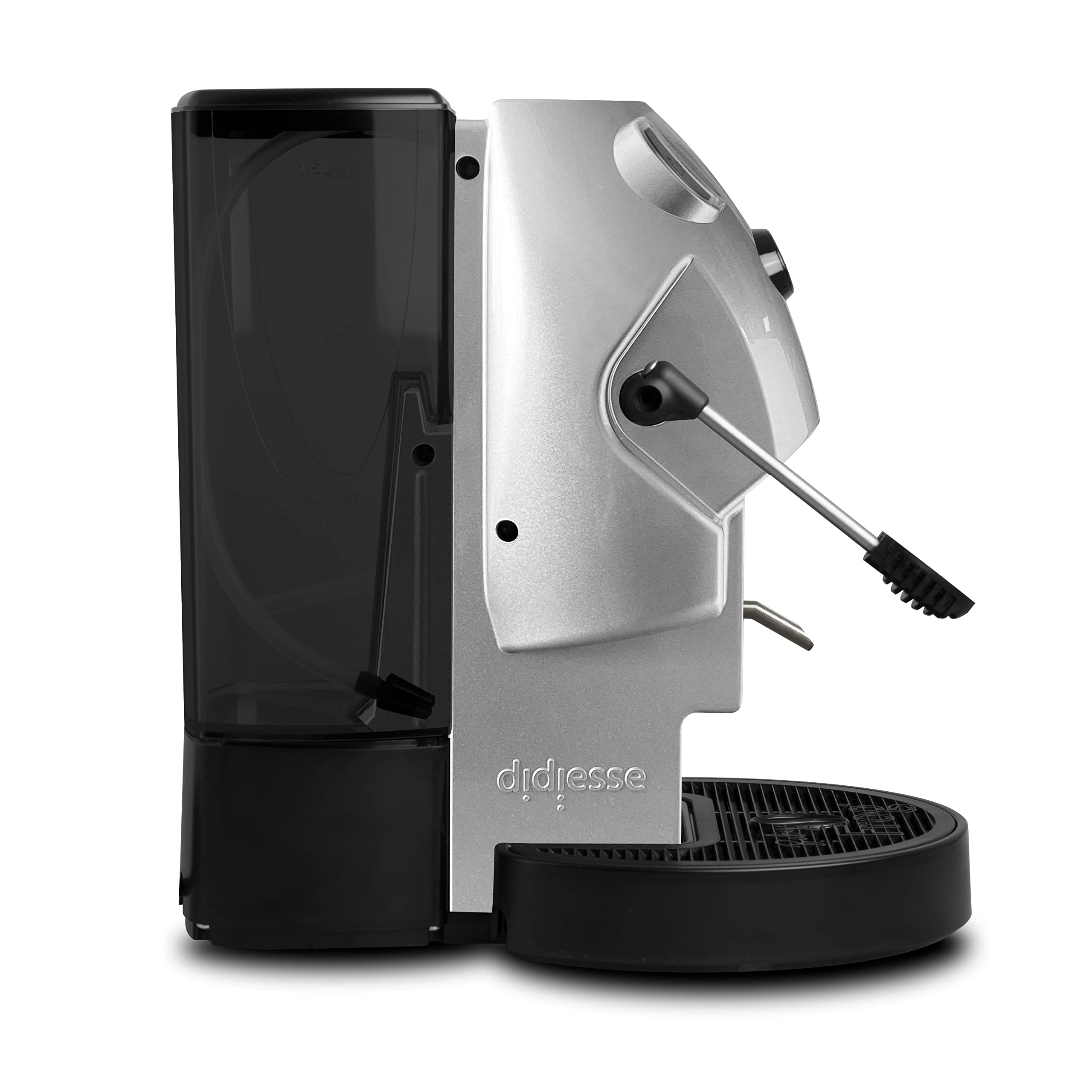 DidieSSE Baby Frog Collection 44mm Silver Coffee Capsule Machine - Compact & Lightweight, 1.5L Water Tank, Low Energy (450W), Standby Function - Perfect for Home, Office, and Small Spaces
