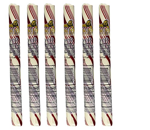 Giant Peppermint Stick Candy Canes - 3.5oz (6 Pack) - Perfect for Christmas Stocking Stuffers, Holiday Baking & Festive Party Decorations