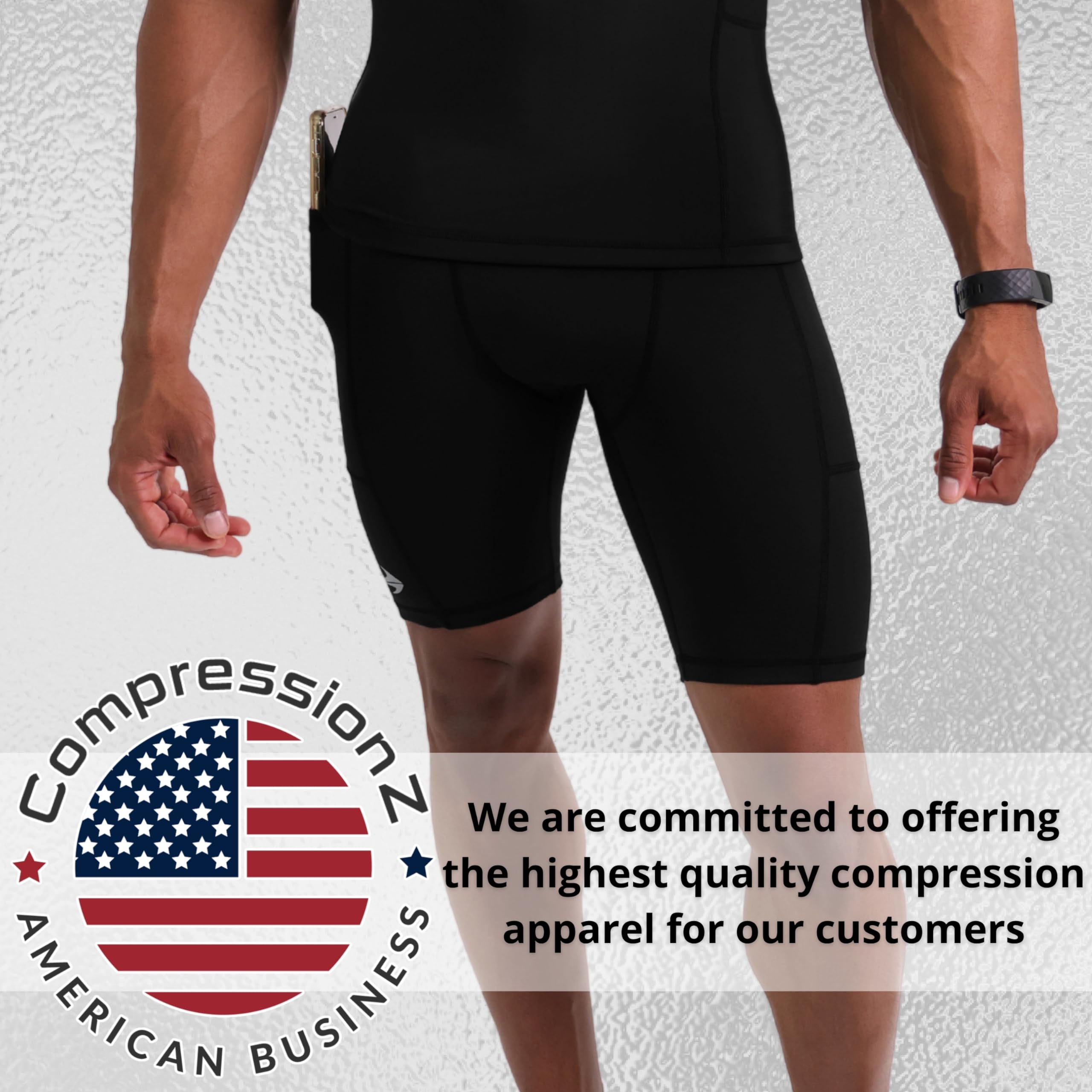 Men's Compression Shorts for Biking, Running & Workouts - Breathable Athletic Underwear for Active Lifestyle | Gym, Sports & Outdoor Activities