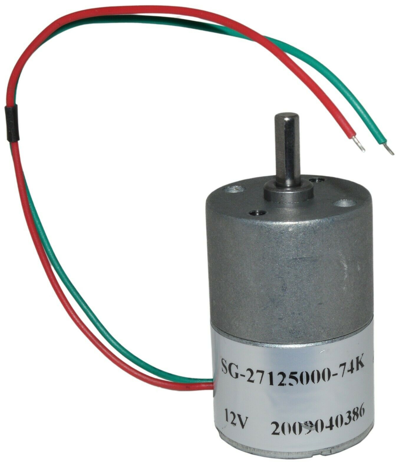 High Torque 12V DC Gear Motor 4500 RPM with 6 Wire Leads (22AWG Solid Wires) - Perfect for DIY Robotics, RC Cars, and Small Electric Projects