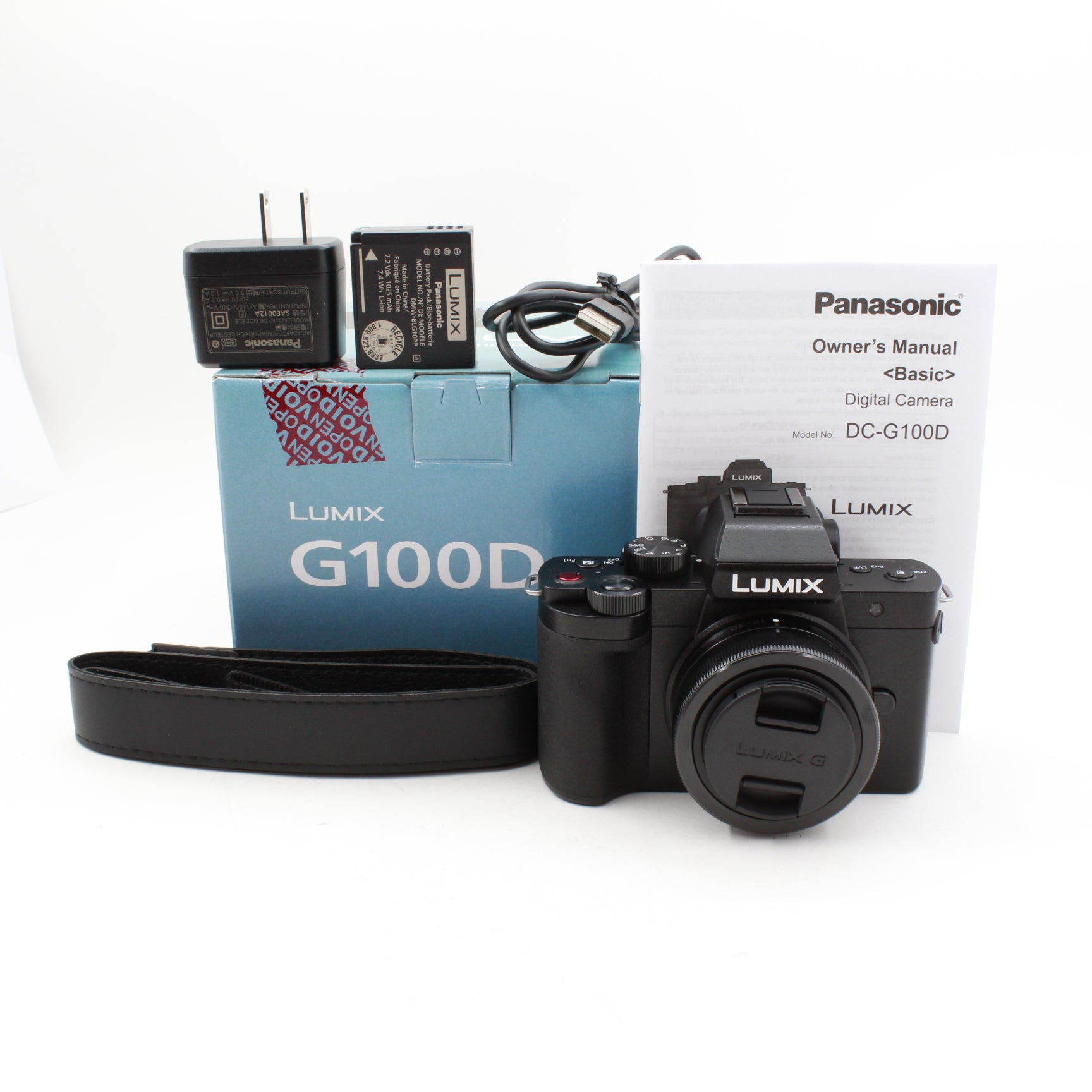 Open Box Excellent Condition Panasonic Lumix G100D Mirrorless Camera with 12-32mm Lens - Perfect for Vlogging, Travel Photography & Content Creation