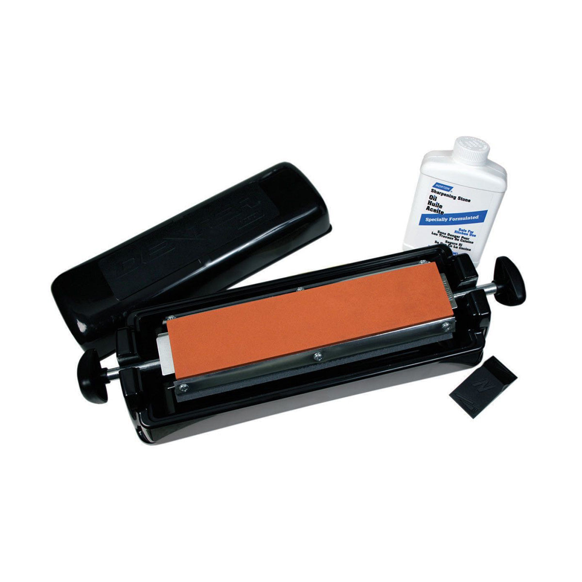 Dexter EDGE 15 Tri-Stone Knife Sharpening System - Professional 3-Stone Sharpener for Kitchen Knives, Hunting & Pocket Knives | Perfect for Home Chefs & Outdoor Enthusiasts