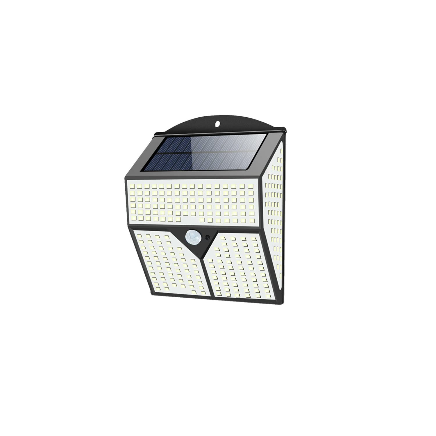 436 LED Solar Powered Outdoor Lights with PIR Motion Sensor - Waterproof Wall & Garden Lighting for Pathways, Patios, and Backyards