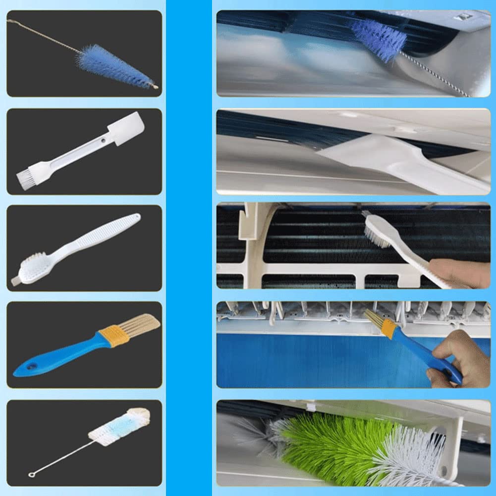 Waterproof Wall Mounted Split Air Conditioner Cleaning Cover Kit with 2.4m Water Pipe - Mini Split Dust Washing Clean Bag for 1~1.5P Household AC (135x60cm) | Easy DIY AC Maintenance for Home & Office