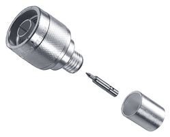 Amphenol RF 82-5370 N Plug Straight 50 Ohm Crimp Coaxial Connector - Perfect for RF Antennas, Cable TV, and Communication Equipment