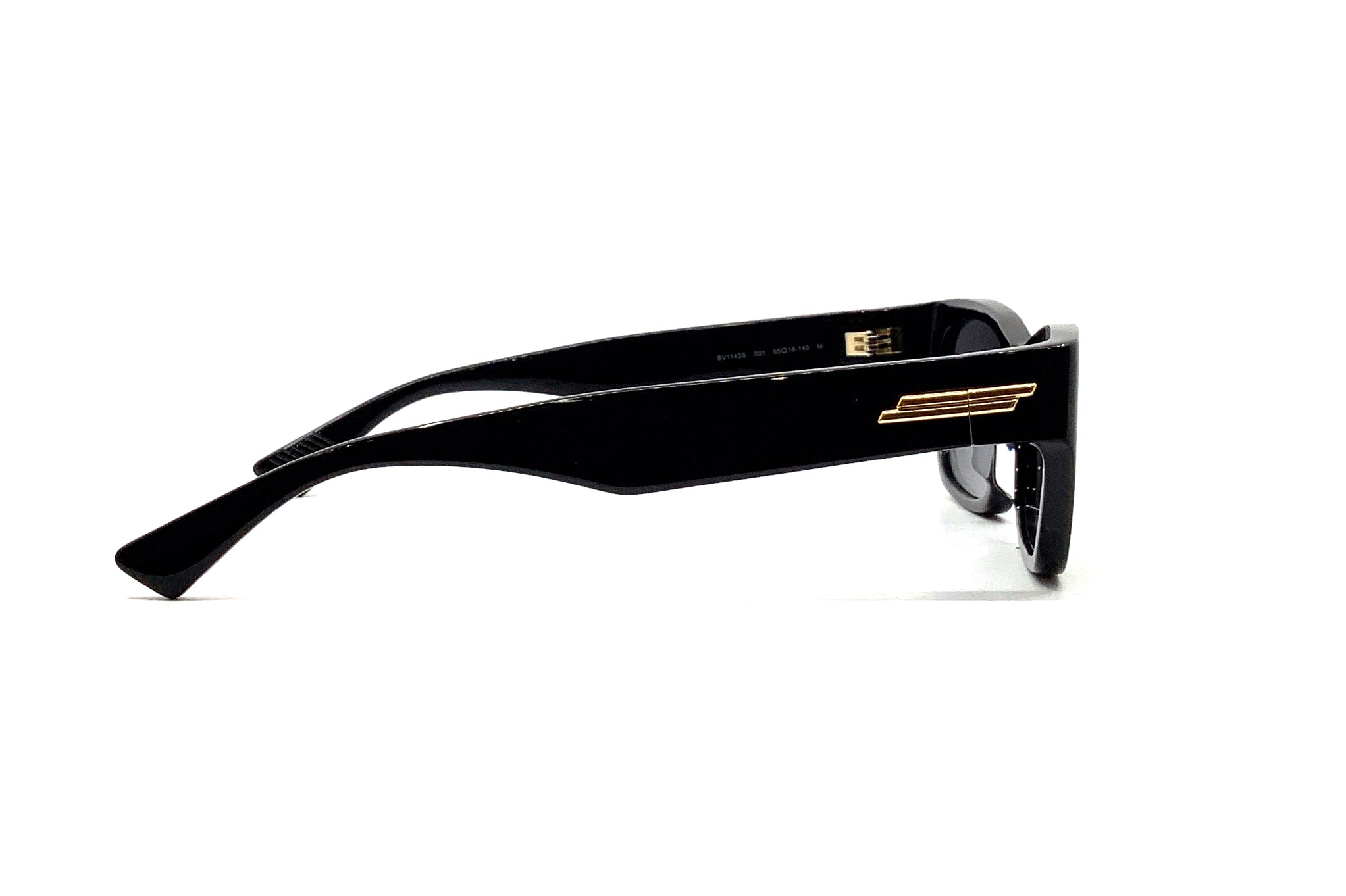 Bottega Veneta BV1143S (001) Sunglasses - Luxury Designer Shades for Men & Women - Perfect for Outdoor Activities, Travel & Fashion Accessories