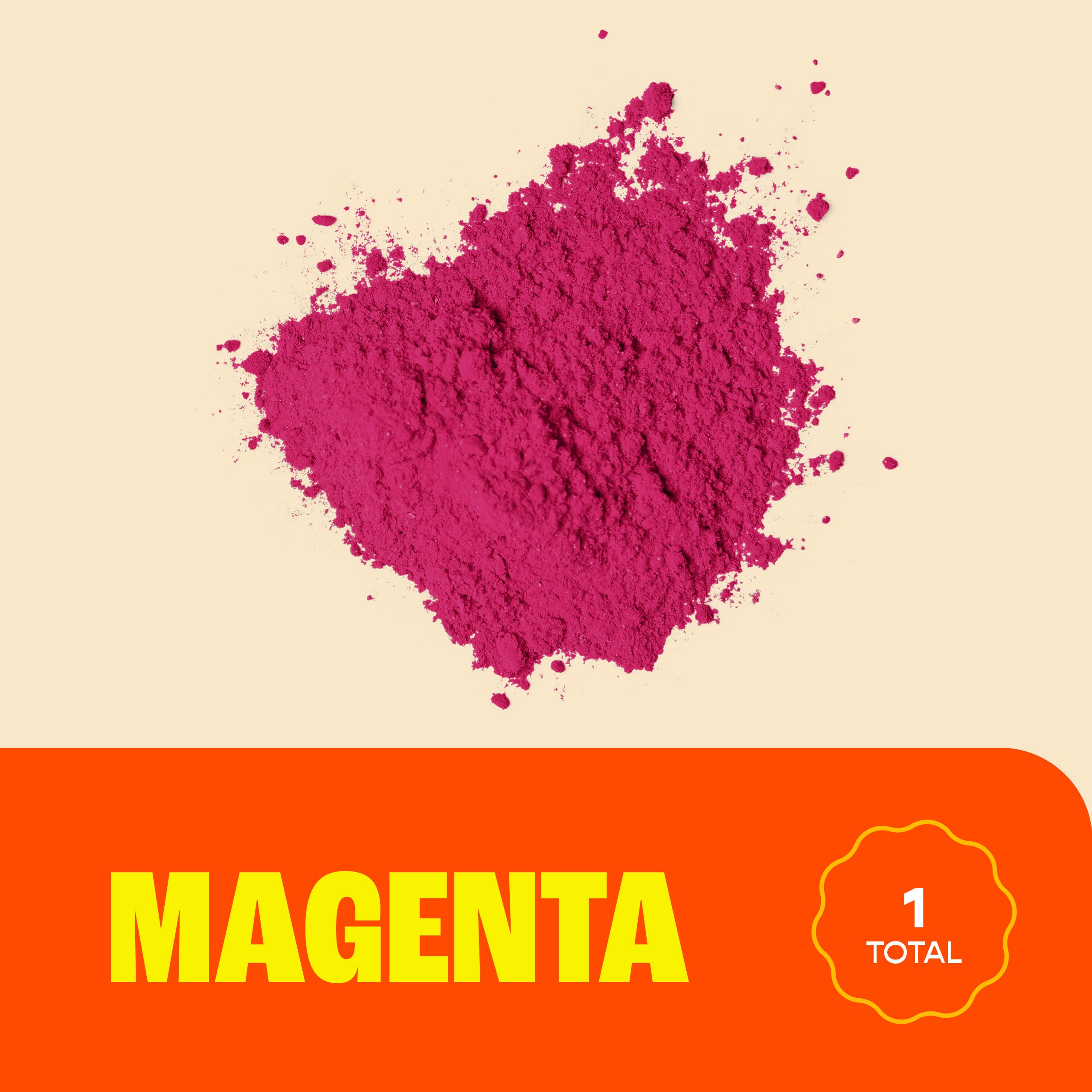 Vibrant Chameleon Colors Magenta Powder - 5 lbs | Non-Toxic & Washable | Perfect for Holi Festival, Color Runs, Parties & DIY Crafts